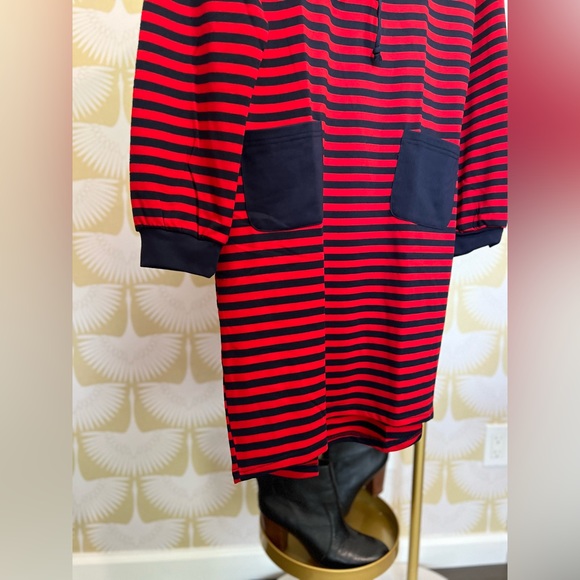 Long Sleeve Hoodie Dress with pockets - Picture 2 of 6